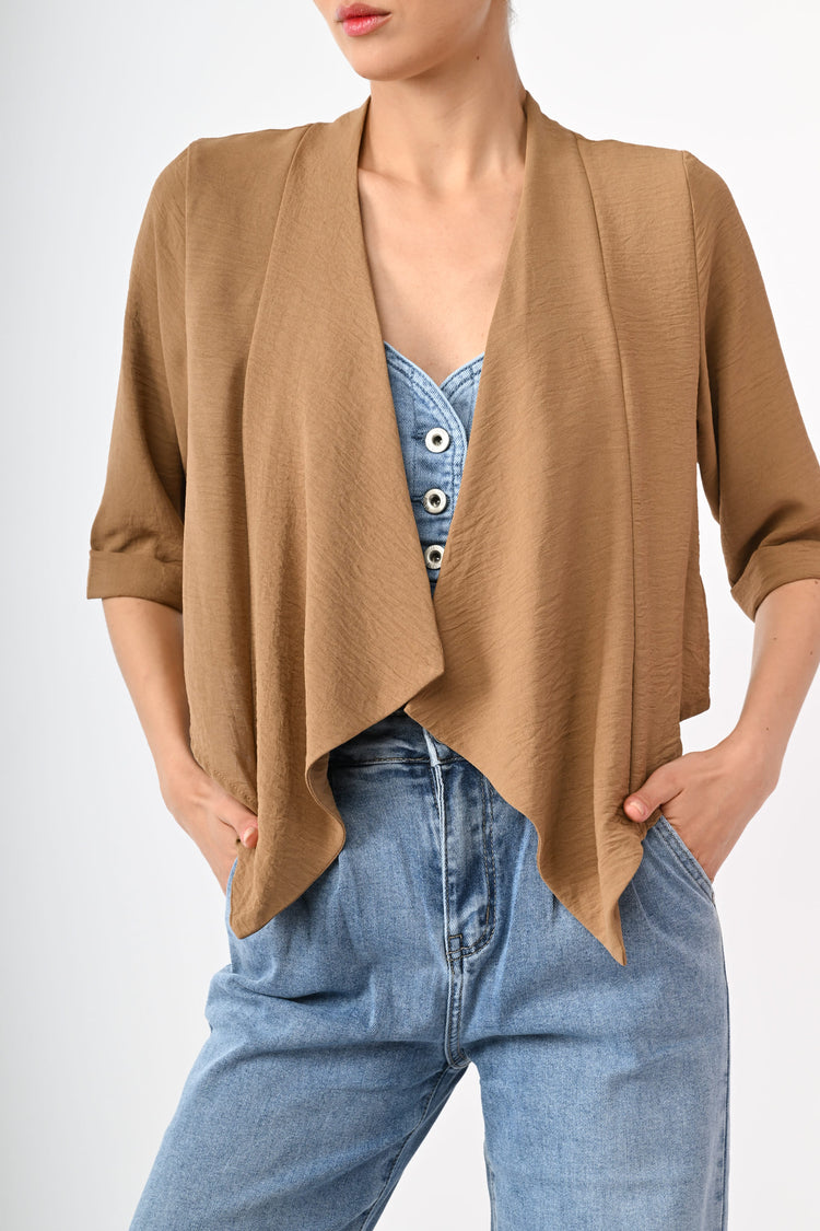Draped shrug