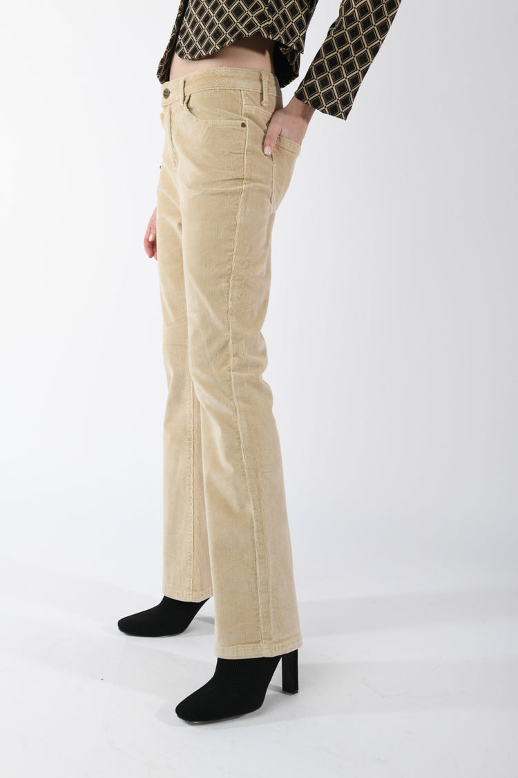 Corduroy velvet trousers