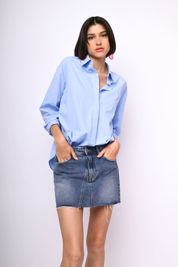 Denim miniskirt