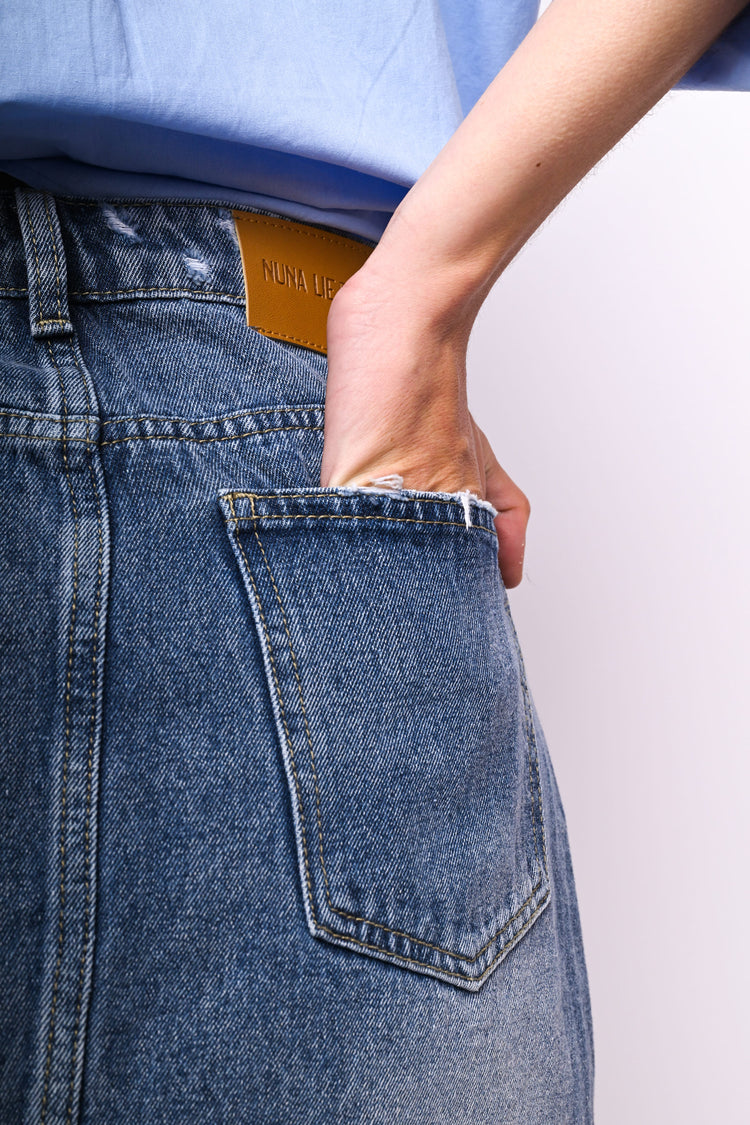 Denim miniskirt