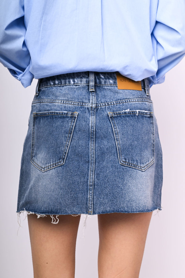 Denim miniskirt