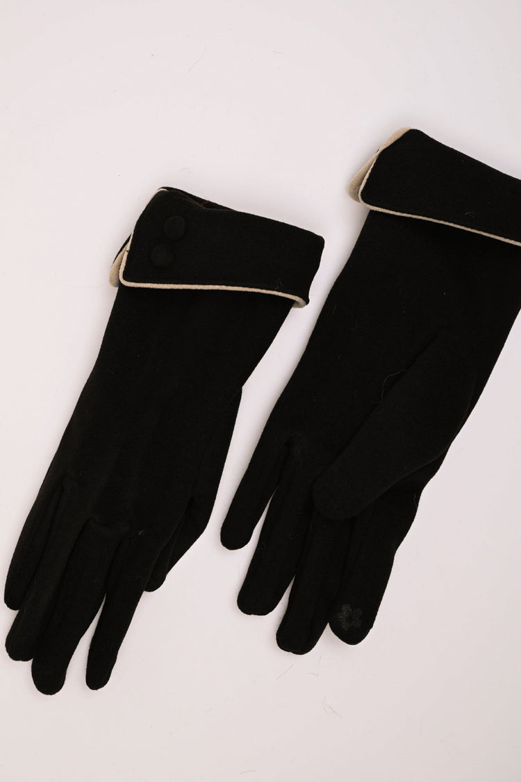 Contrast piping gloves