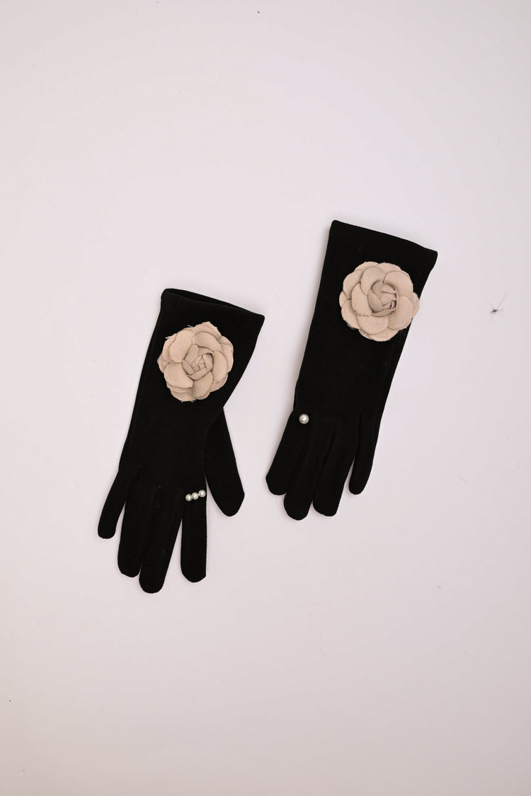 3D rose gloves