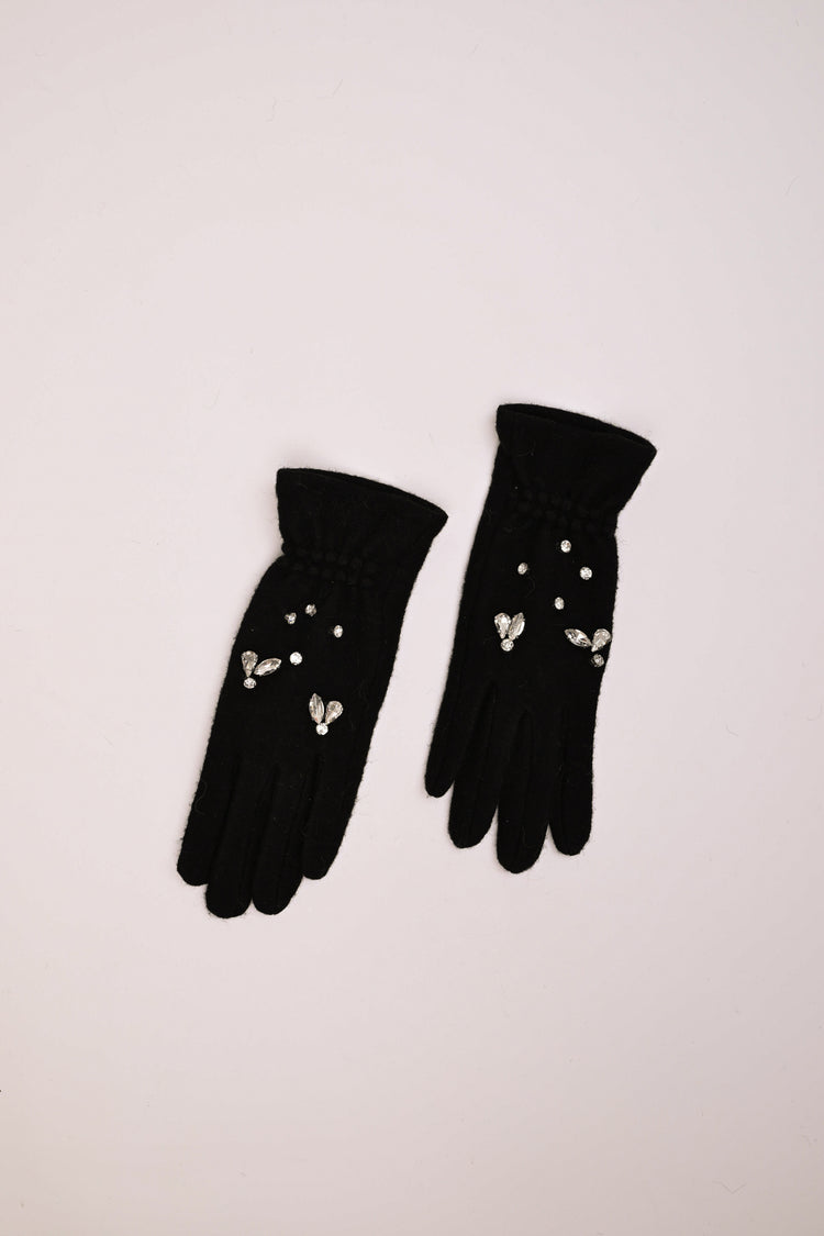 Rhinestone-embellished glows
