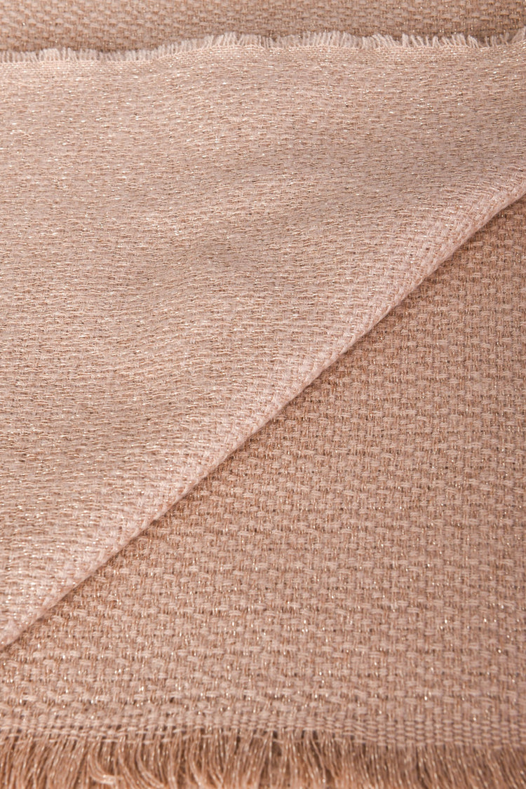 Lurex knit scarf