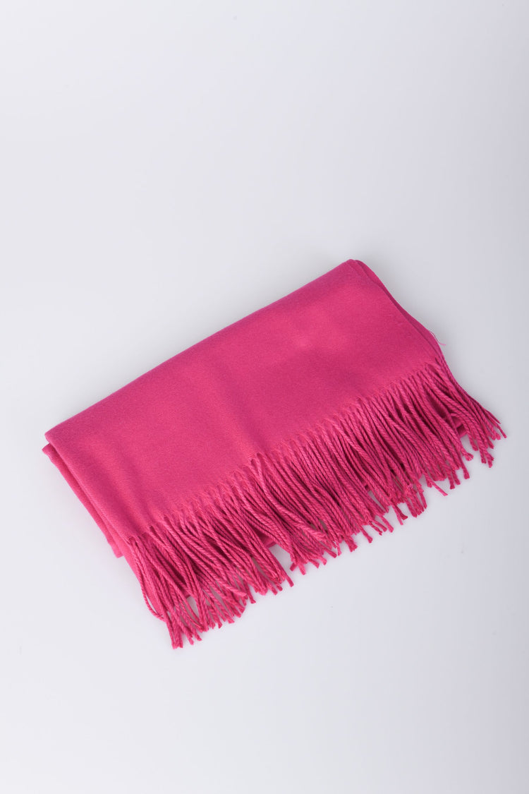 Fringed scarf