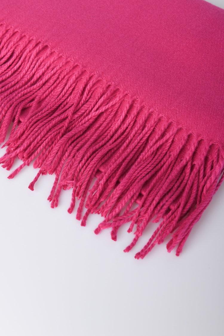 Fringed scarf