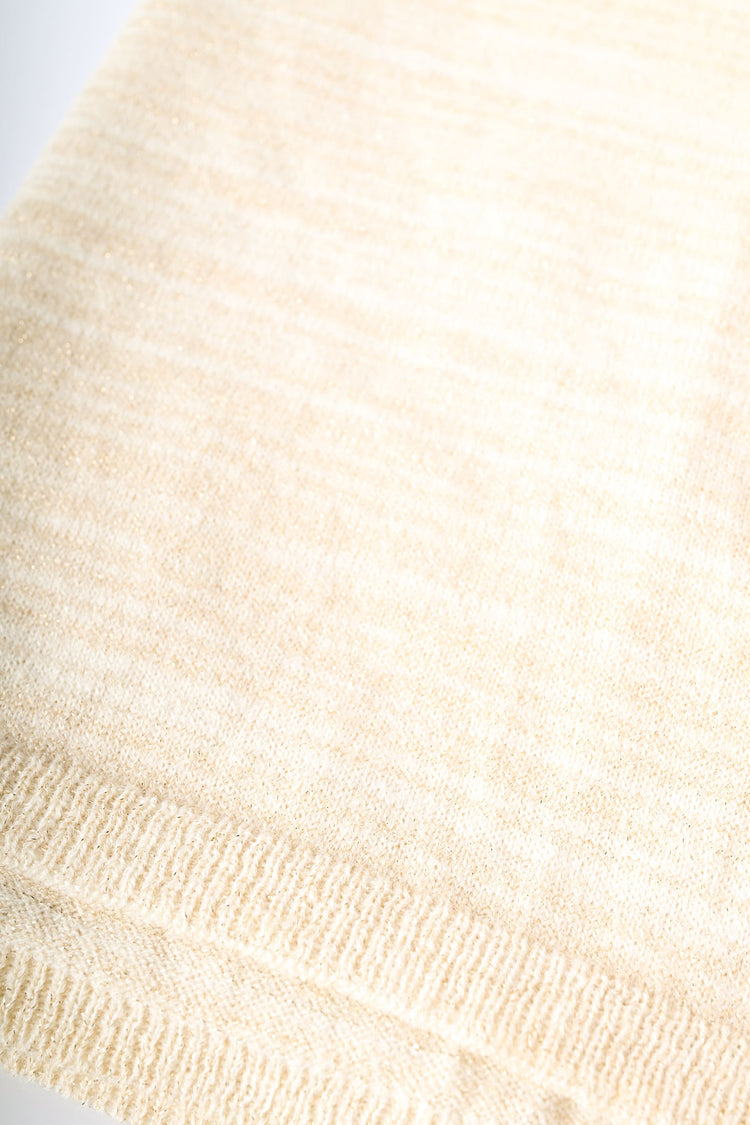 Lurex knit scarf