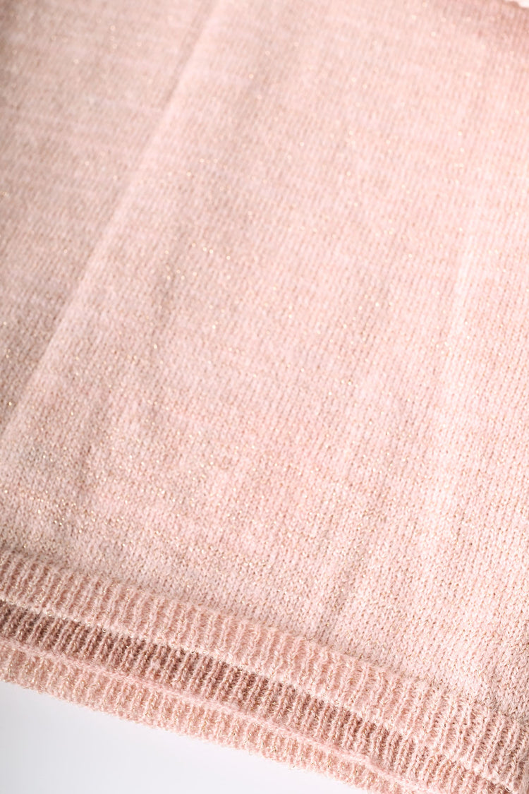 Lurex knit scarf