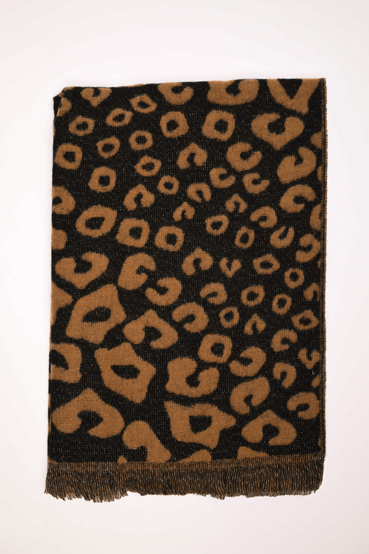 Animalier print scarf