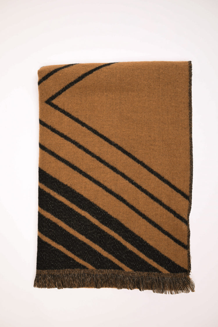 Geometric motif scarf