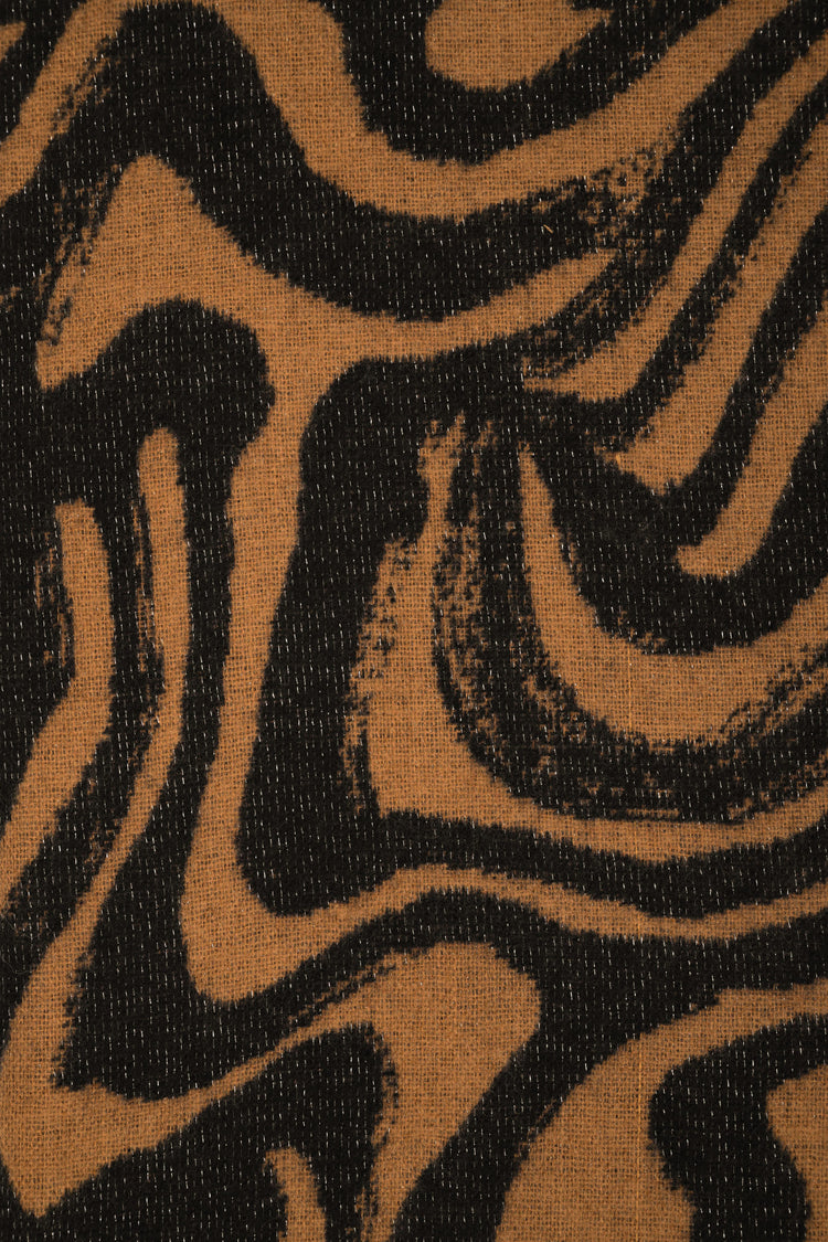 Animalier jacquard scarf