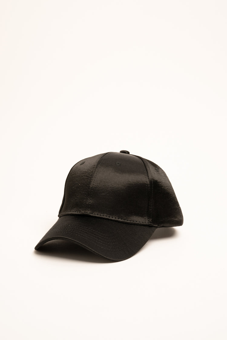 Cappello da baseball lucido nero