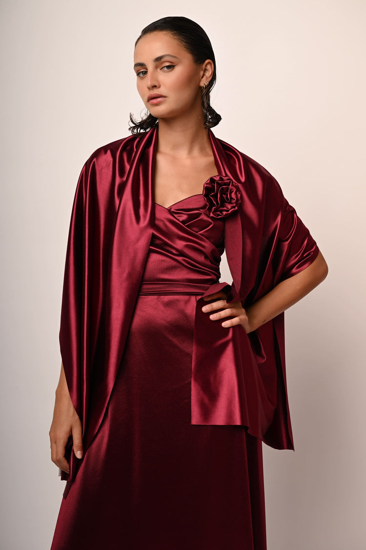 Satin stole