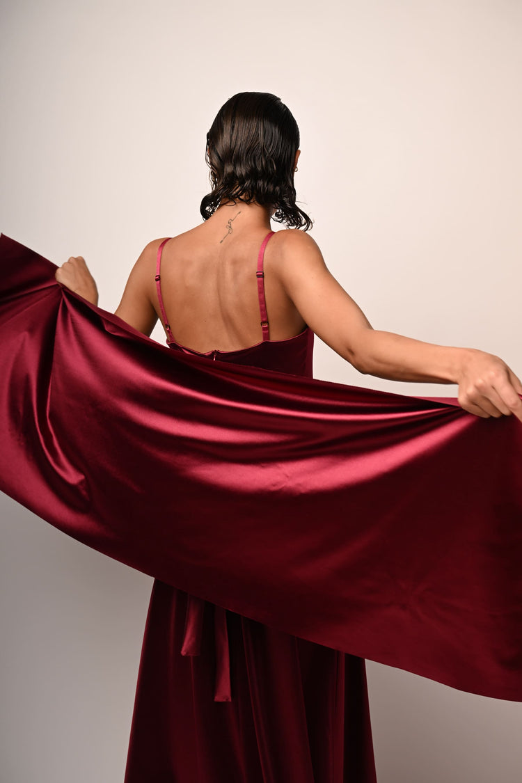 Satin stole