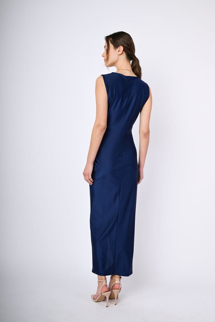 Split long dress