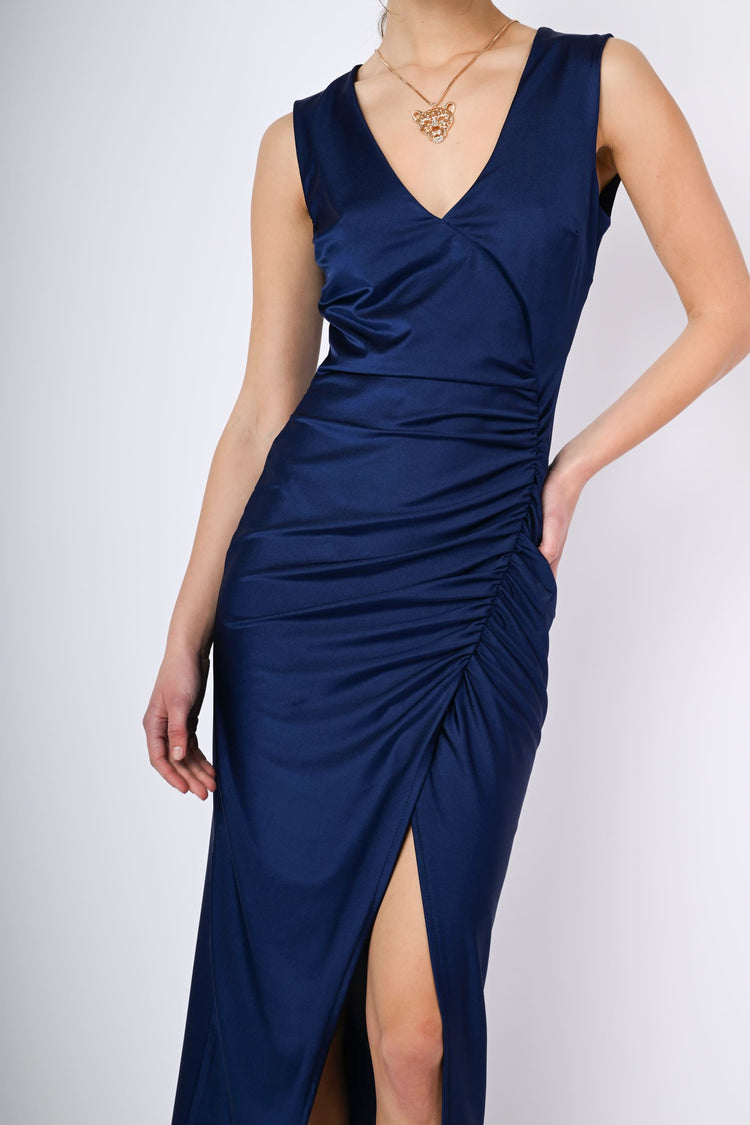 Split long dress