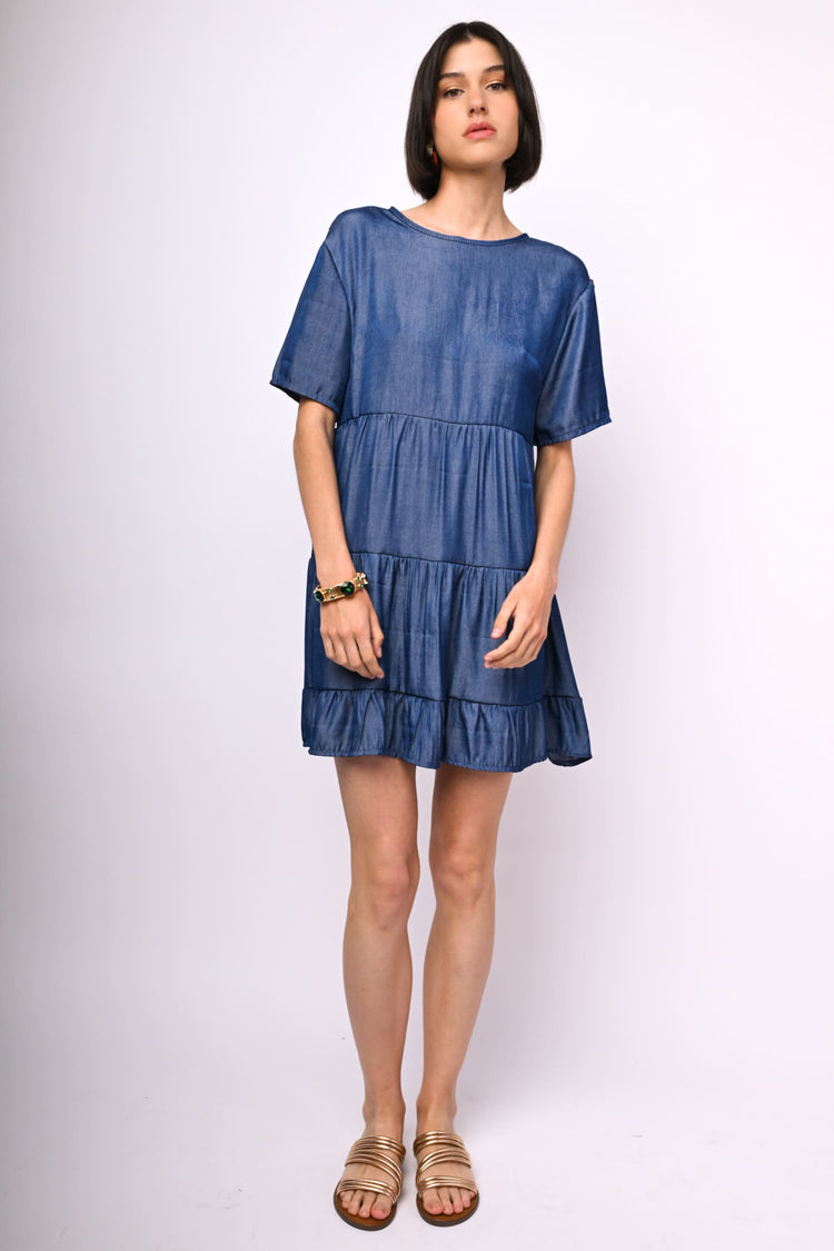 Tiered mini dress