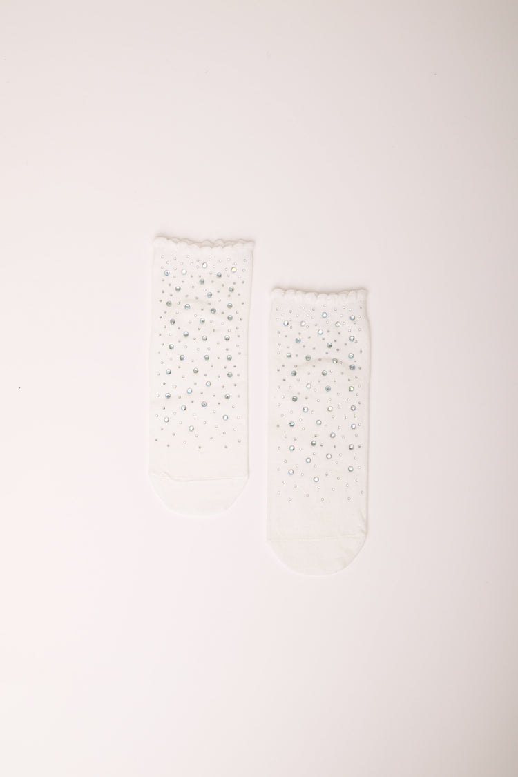Set of two pairs of mini studs socks