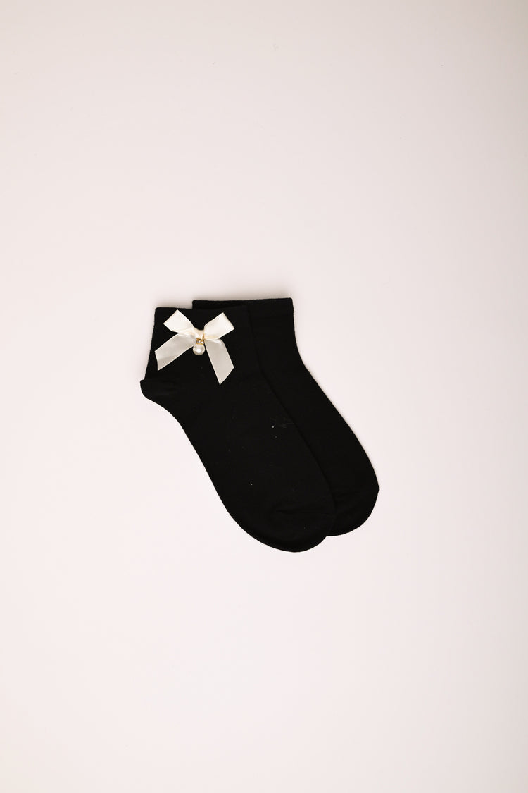 Set of two pairs of bow and heart socks