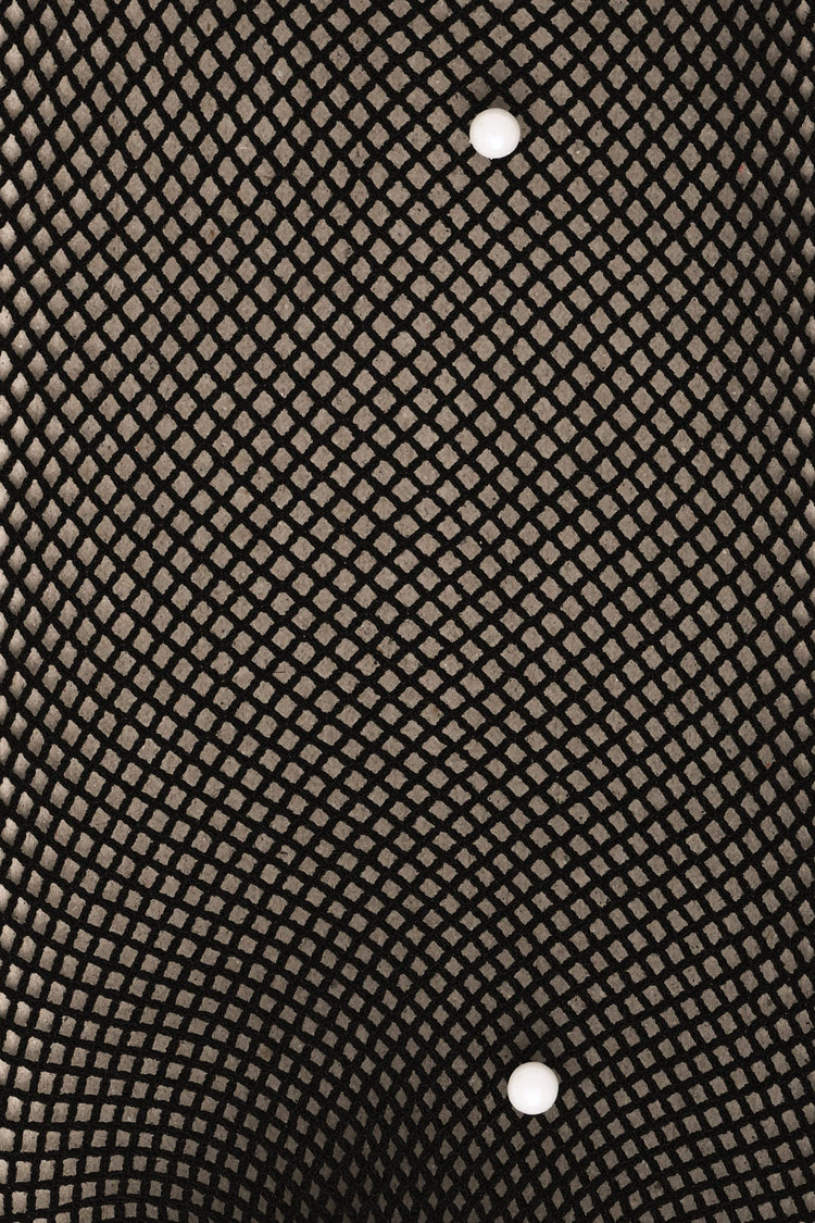 Beads mesh tights