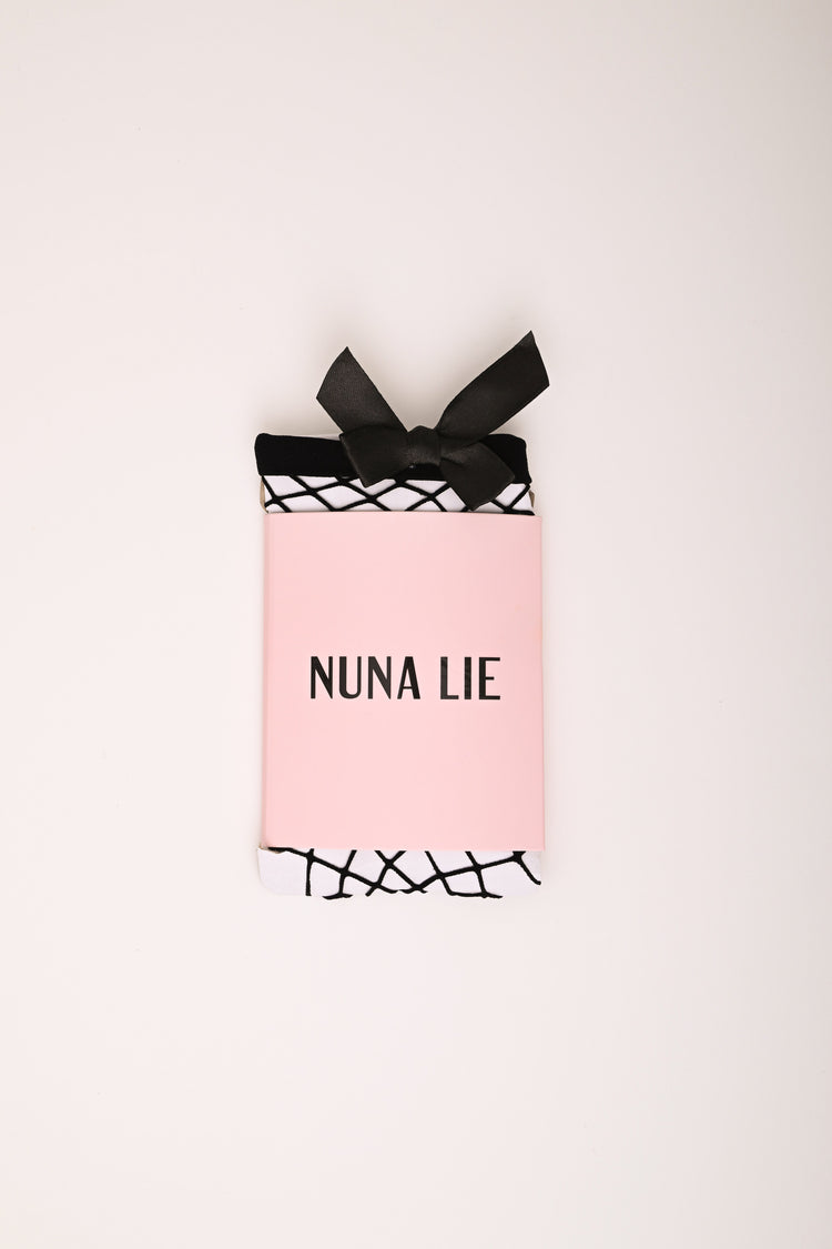 Bow net stockings