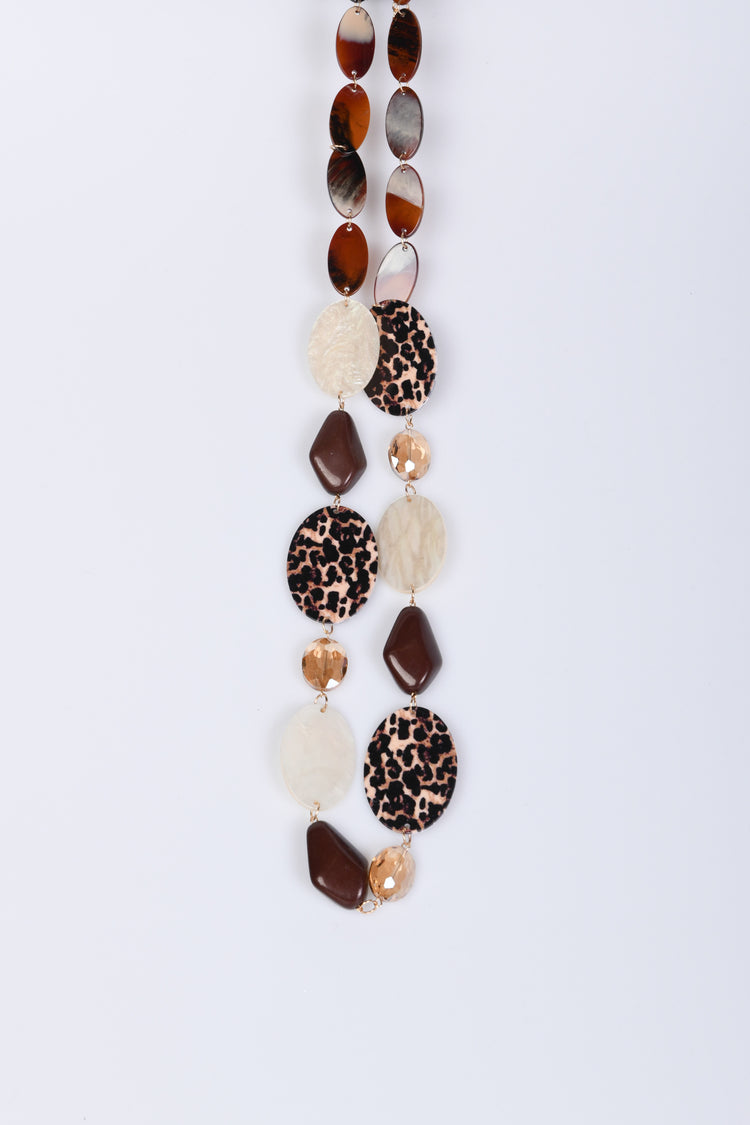 Pendant long necklace