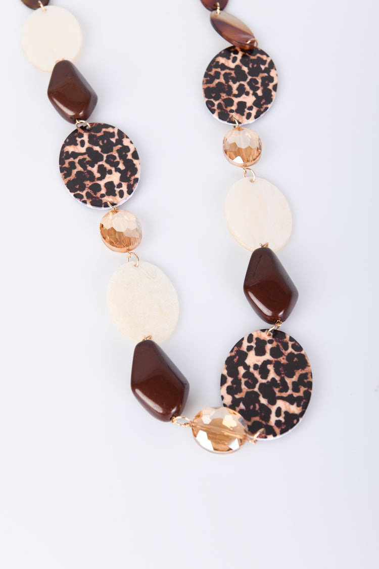Pendant long necklace