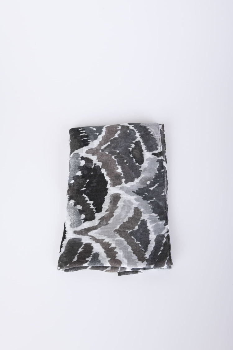 Abstract print scarf
