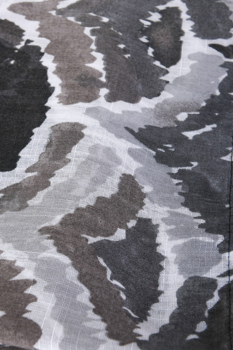 Abstract print scarf