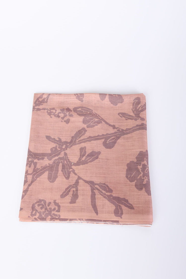 Floral print scarf