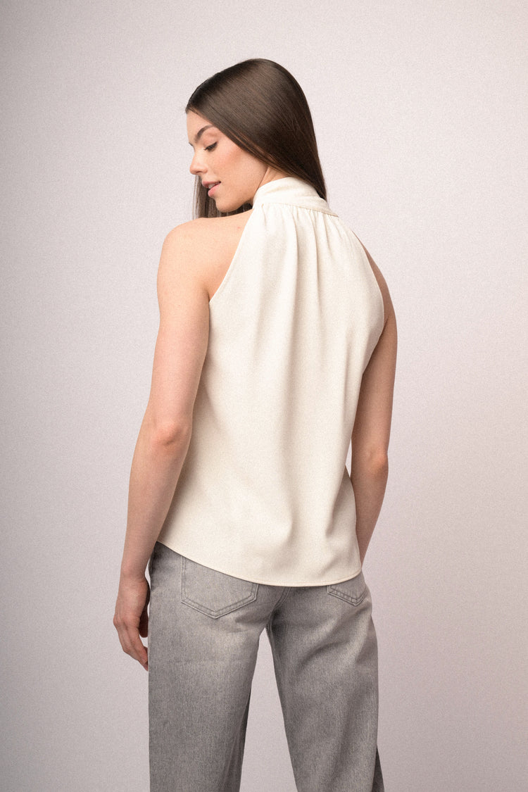 Bow halter top