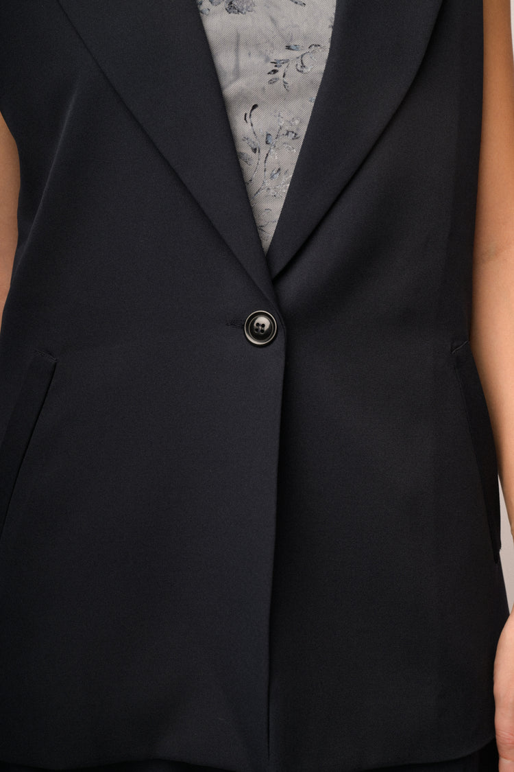 Gilet un bottone