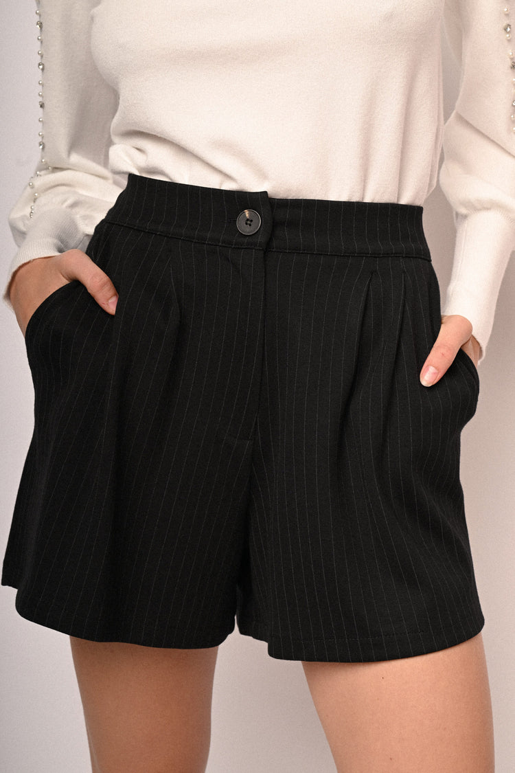 Pinstriped shorts