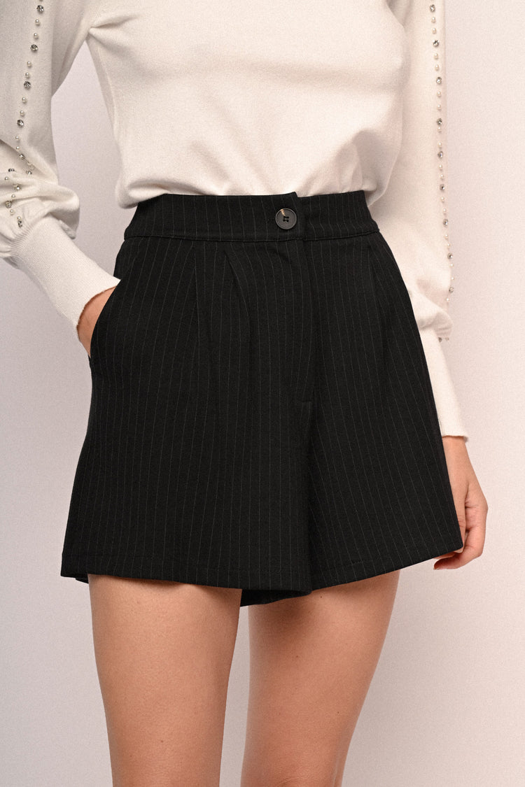 Pinstriped shorts