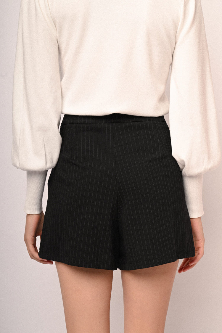 Pinstriped shorts