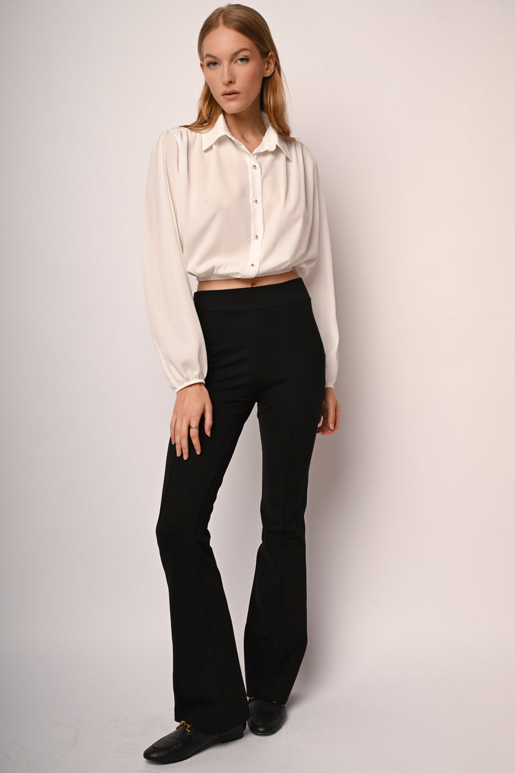 Flared leg leggings