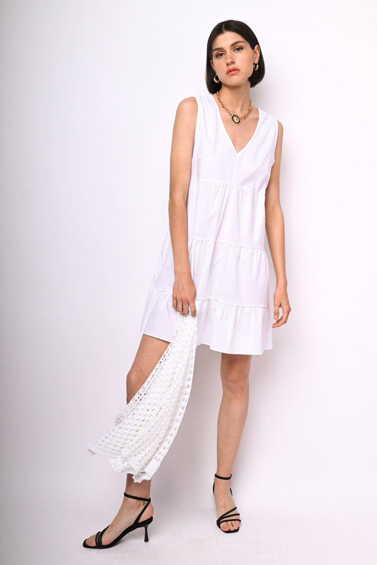 Tiered mini dress