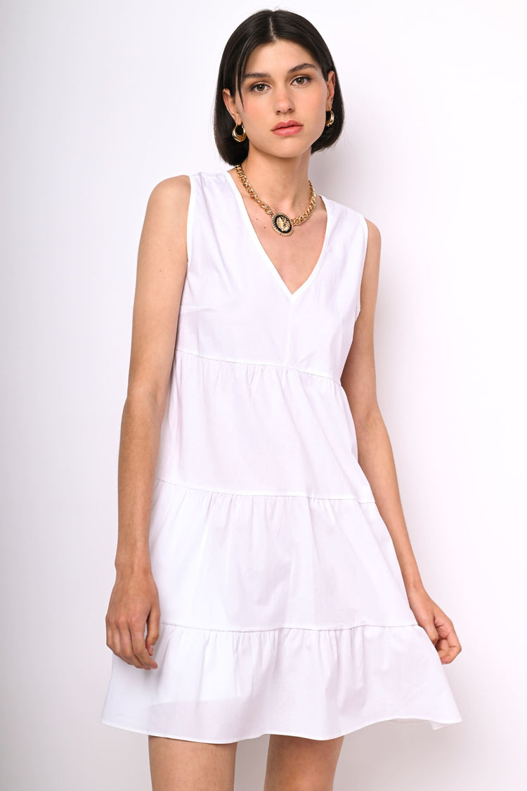 Tiered mini dress