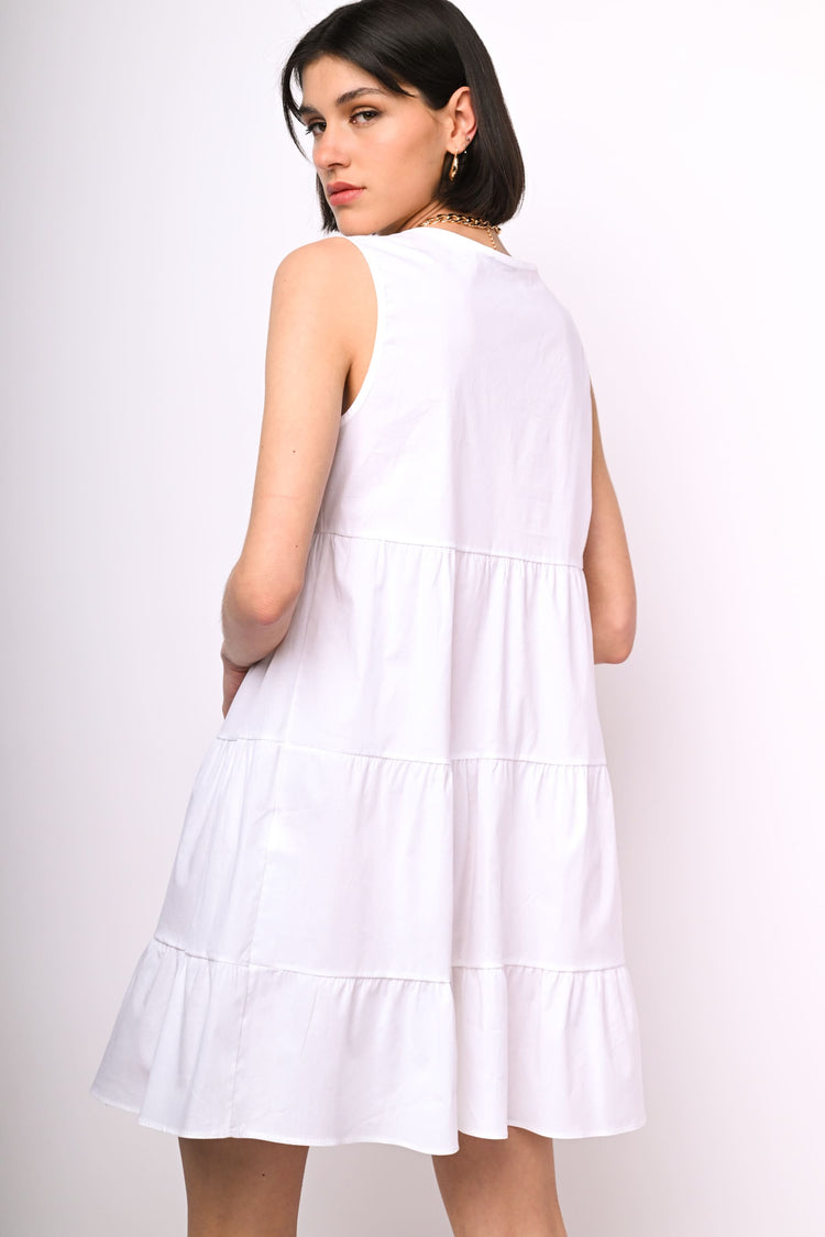 Tiered mini dress