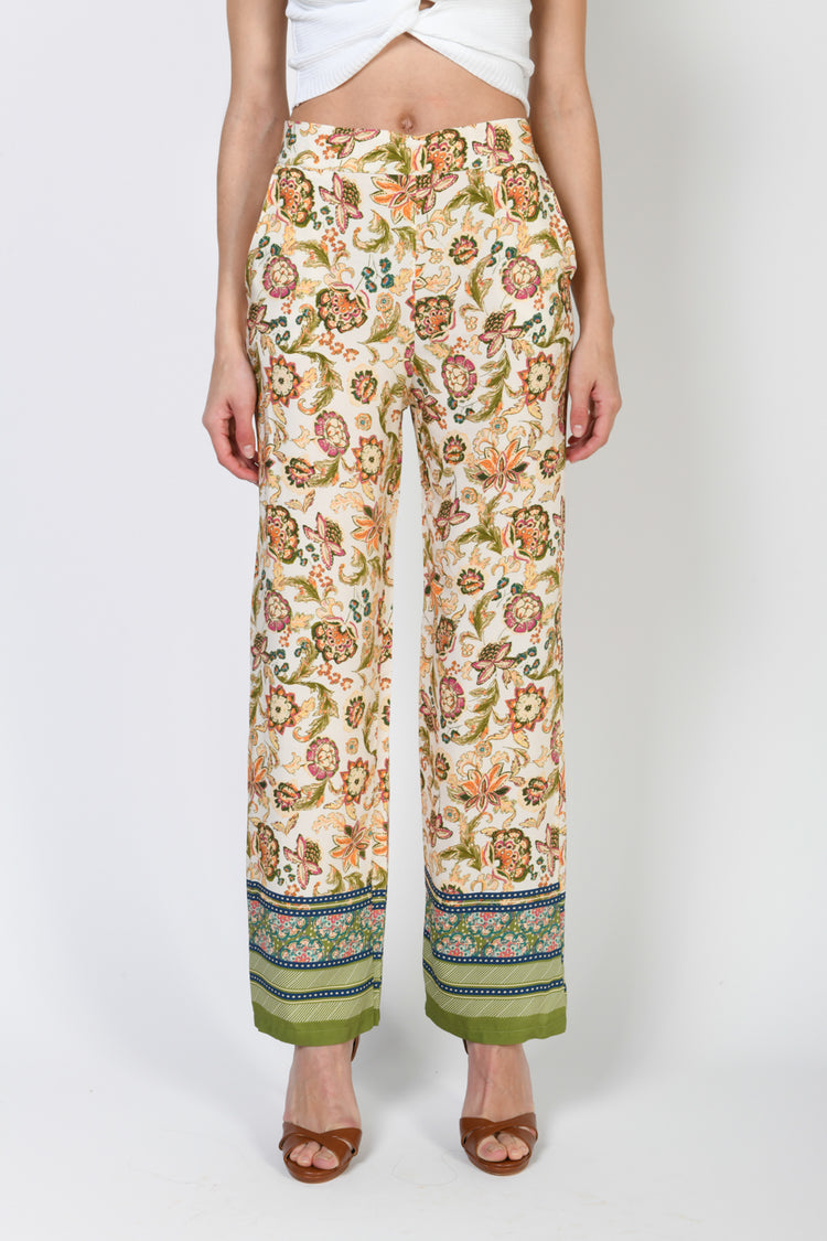 Pantaloni palazzo fantasia