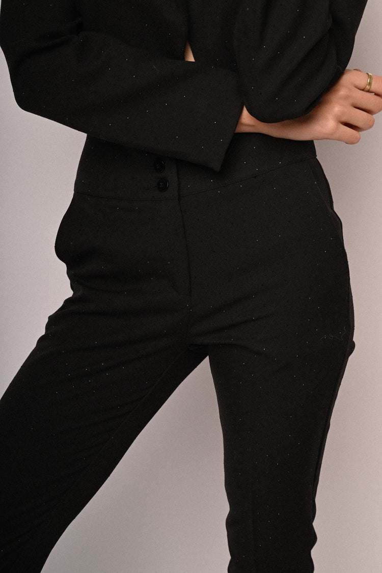 Rhinestone cigarette trousers