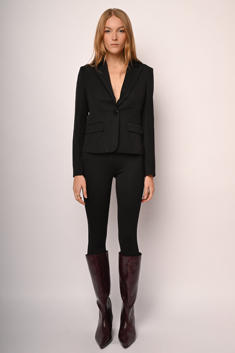 All-over rhinestone leggings