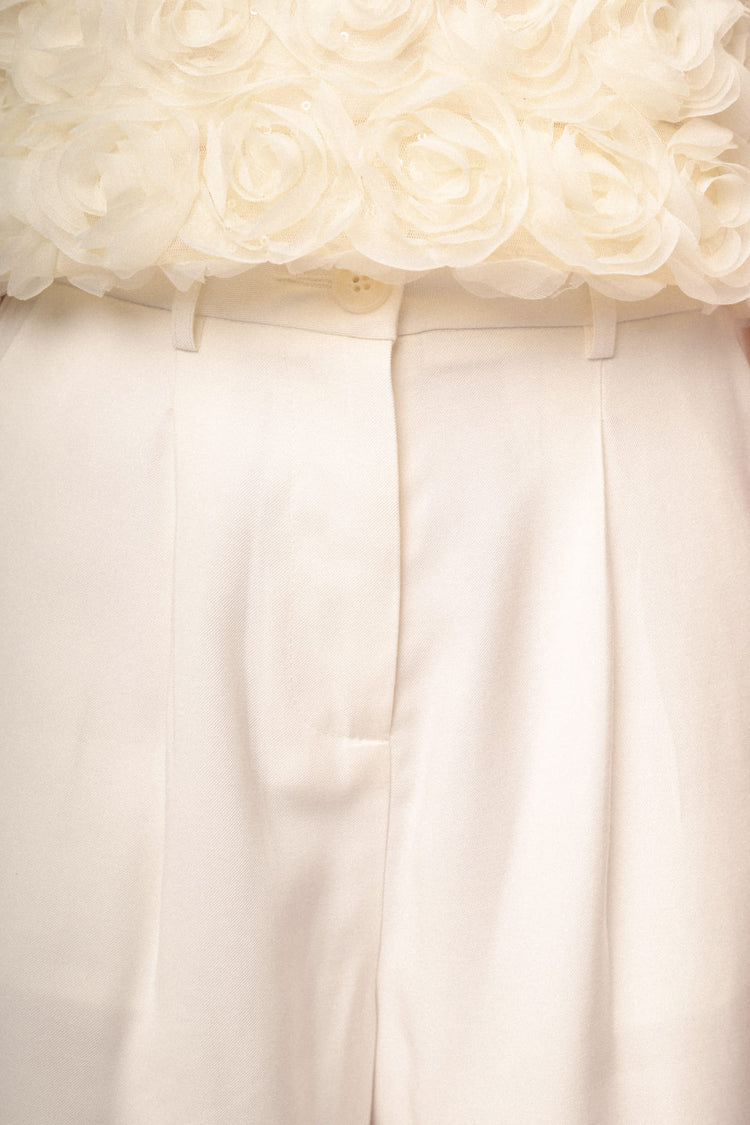 White Bermuda shorts