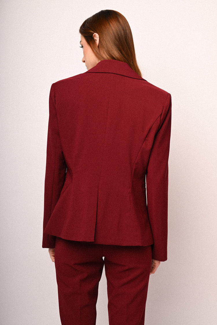 Single-breasted basic blazer