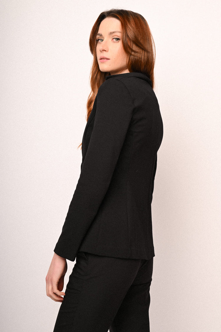Single-breasted basic blazer