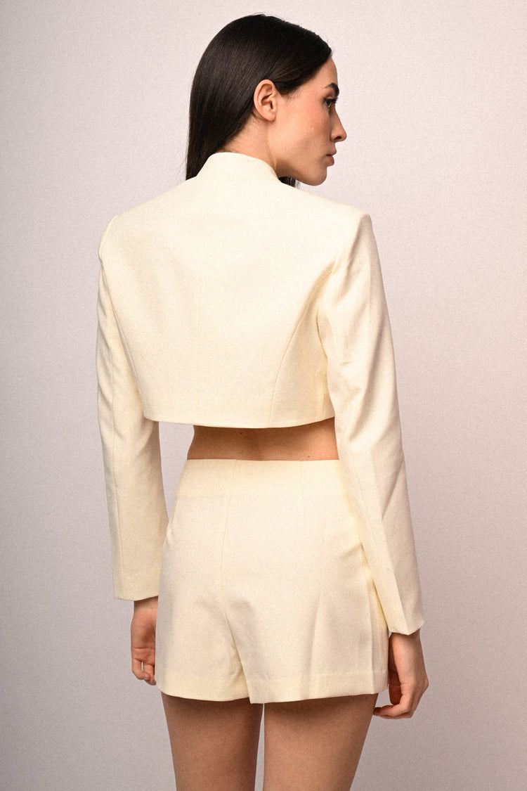 Satin-bow bolero