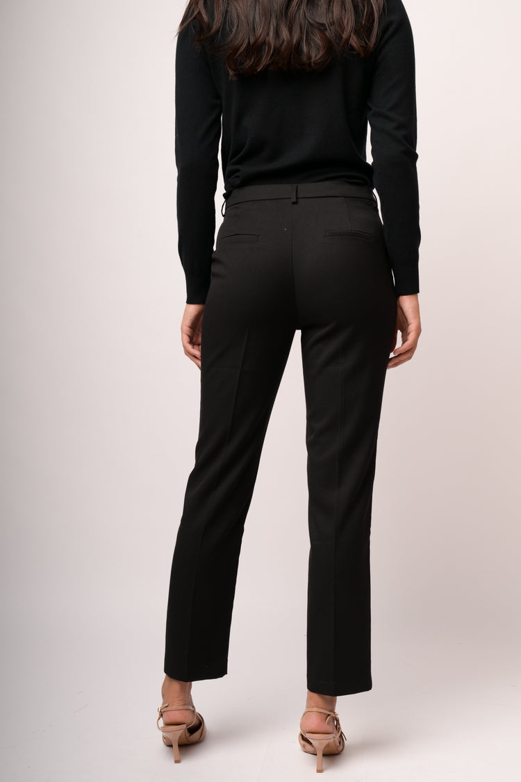 Pantaloni palazzo con linguetta