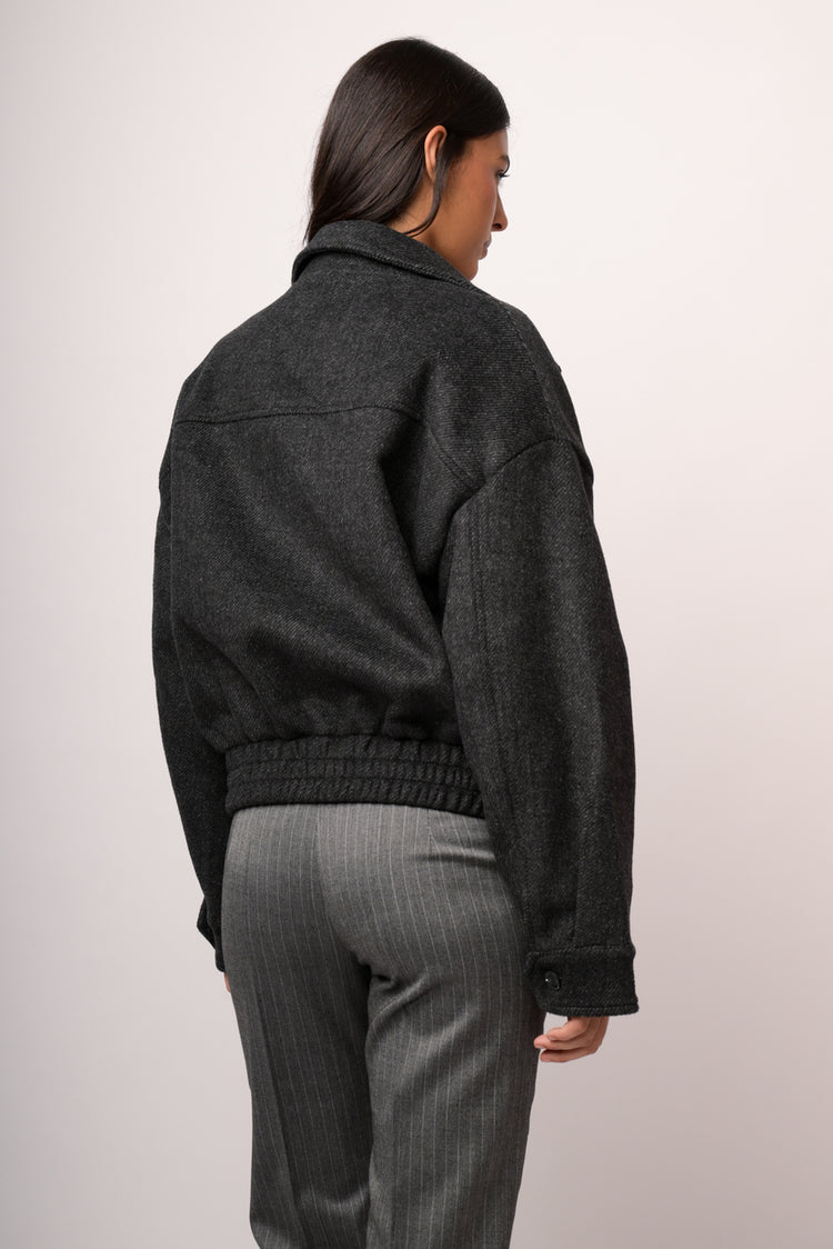 Cappotto doppiopetto spina