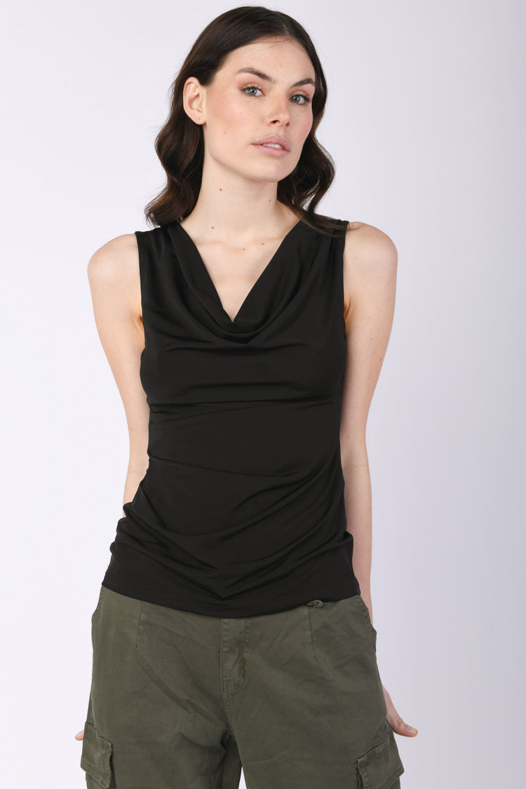 Cowl neck top
